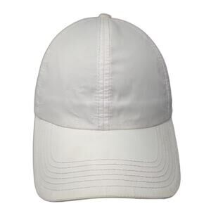Slazenger Baseball Cap White OS Strapback Embroidered Polyester Hat Adjustable